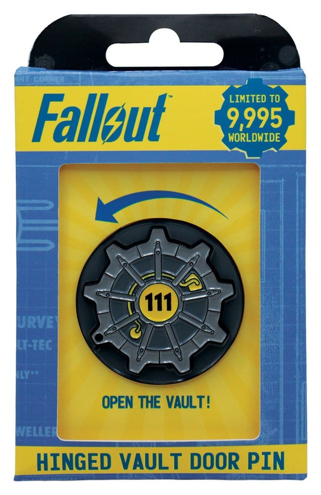 Fallout Pin Badge Vault Door 111 Limited Edition Hinged [2]