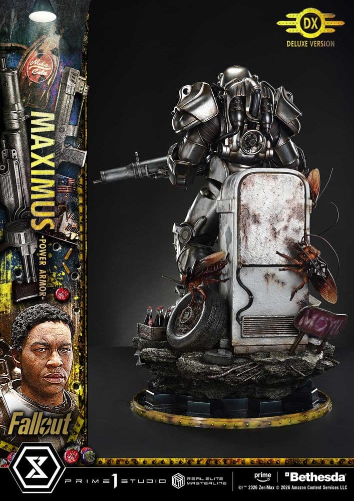 Fallout Real Elite Masterline Statue 1/4 Maximus Power Armor Deluxe Version 67 cm [17]