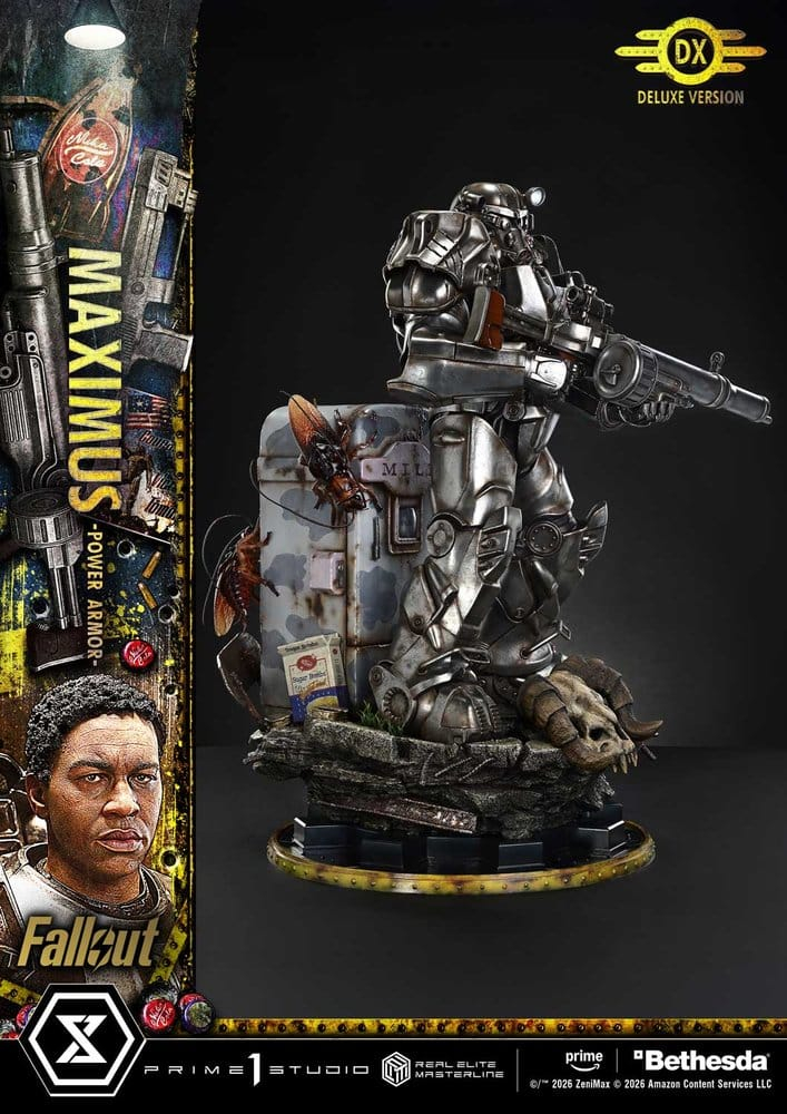Fallout Real Elite Masterline Statue 1/4 Maximus Power Armor Deluxe Version 67 cm [18]