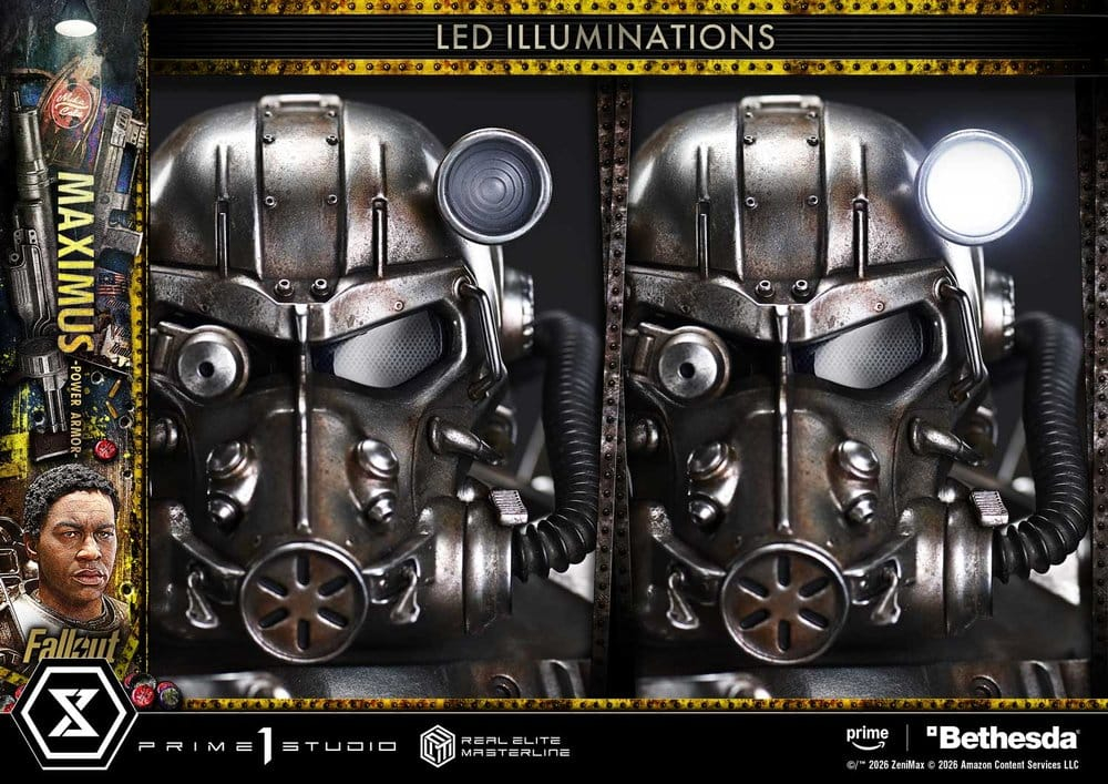 Fallout Real Elite Masterline Statue 1/4 Maximus Power Armor DX Bonus Version 67 cm [17]