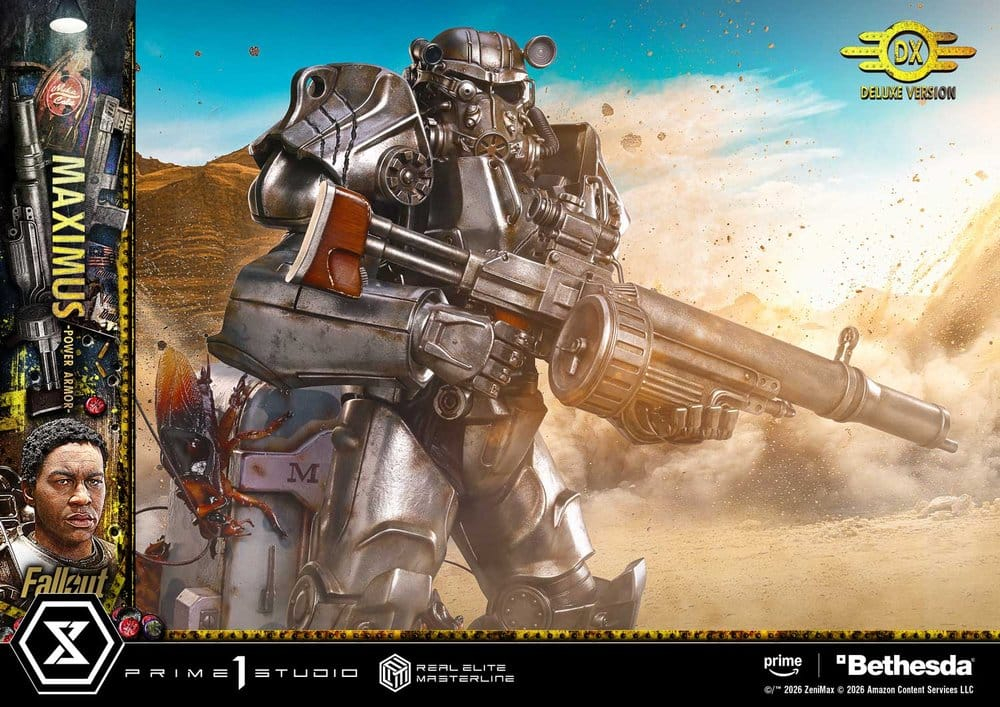 Fallout Real Elite Masterline Statue 1/4 Maximus Power Armor DX Bonus Version 67 cm [12]