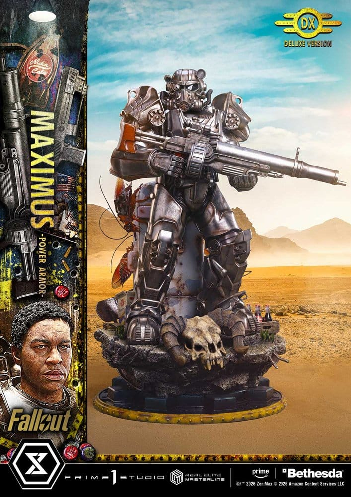 Fallout Real Elite Masterline Statue 1/4 Maximus Power Armor DX Bonus Version 67 cm [9]