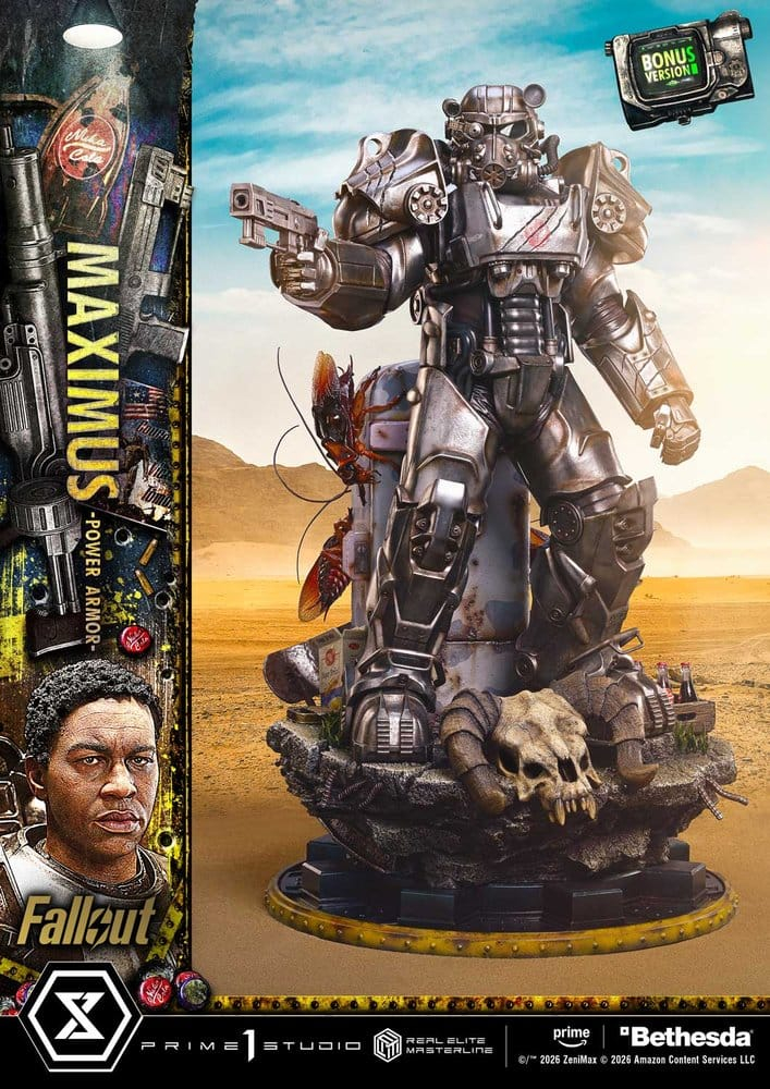 Fallout Real Elite Masterline Statue 1/4 Maximus Power Armor DX Bonus Version 67 cm [4]
