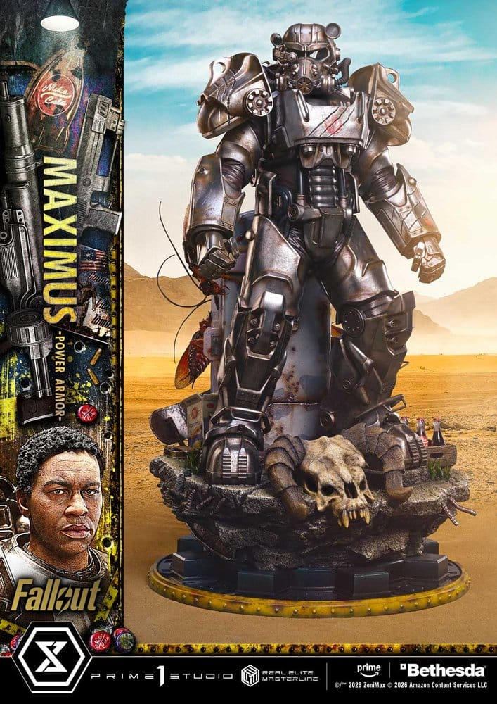 Fallout Real Elite Masterline Statue 1/4 Maximus Power Armor DX Bonus Version 67 cm [13]