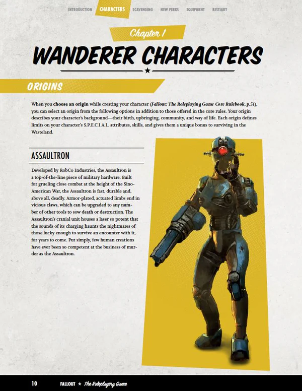 Fallout The Roleplaying Game Wanderers Guide Book [3]