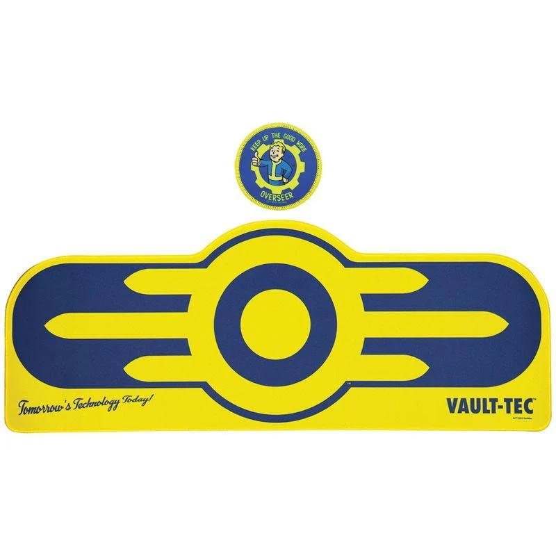 Fallout Vault-Tec Desk Pad XL + Coaster [3]