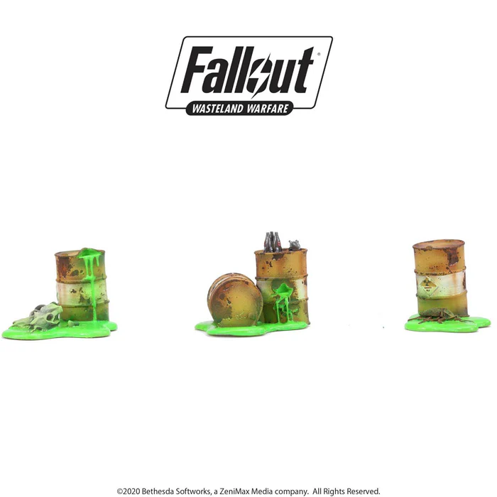Fallout Wasteland Warfare Radioactive Containers Terrain [1]