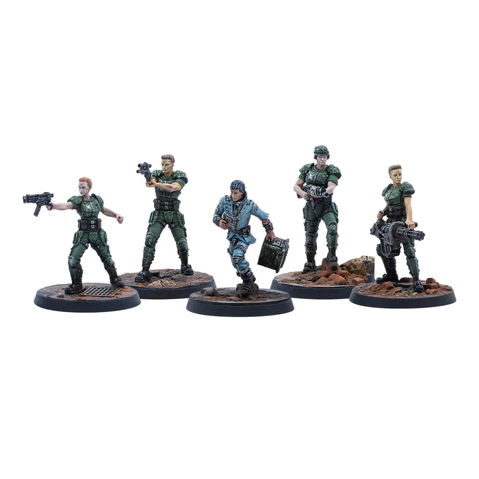 Fallout Wasteland Warfare Reillys Rangers Modiphius miniaturi Capital Wave rasina 32mm [2]