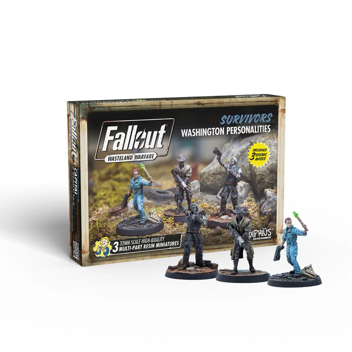 Fallout Wasteland Warfare Survivors Washington Personalities [1]