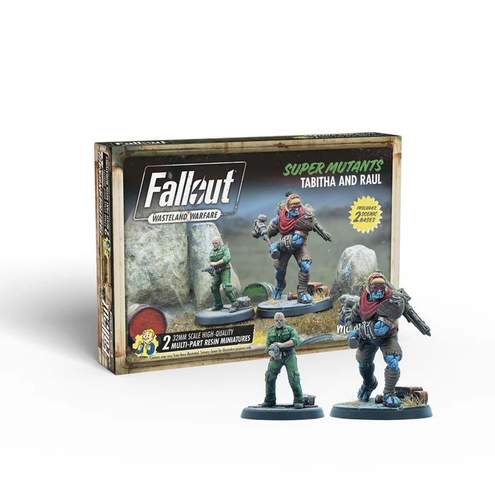 Fallout Wasteland Warfare Tabitha si Raul Modiphius [1]