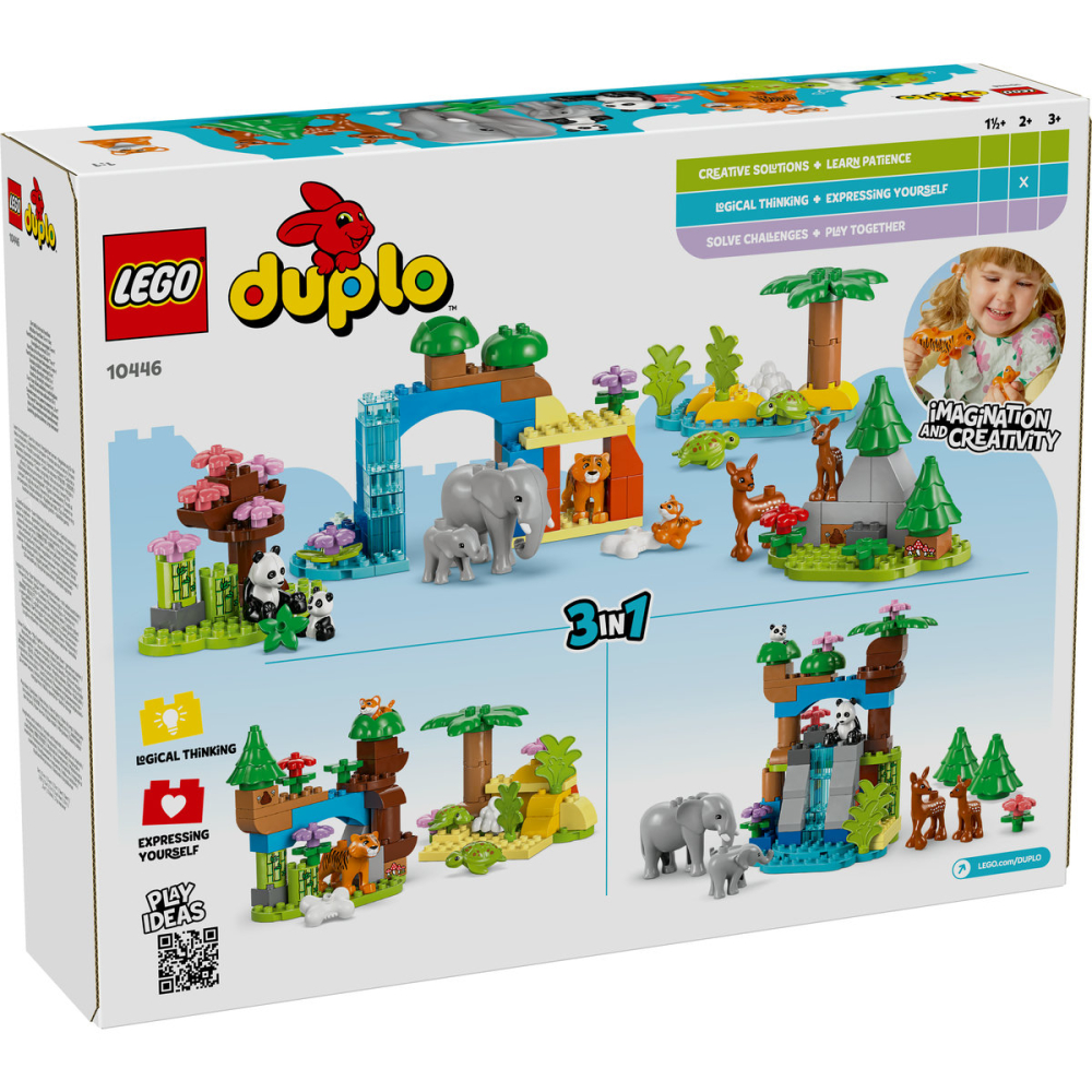 LEGO DUPLO Familii de animale salbatice 3 in 1 10446 [3]