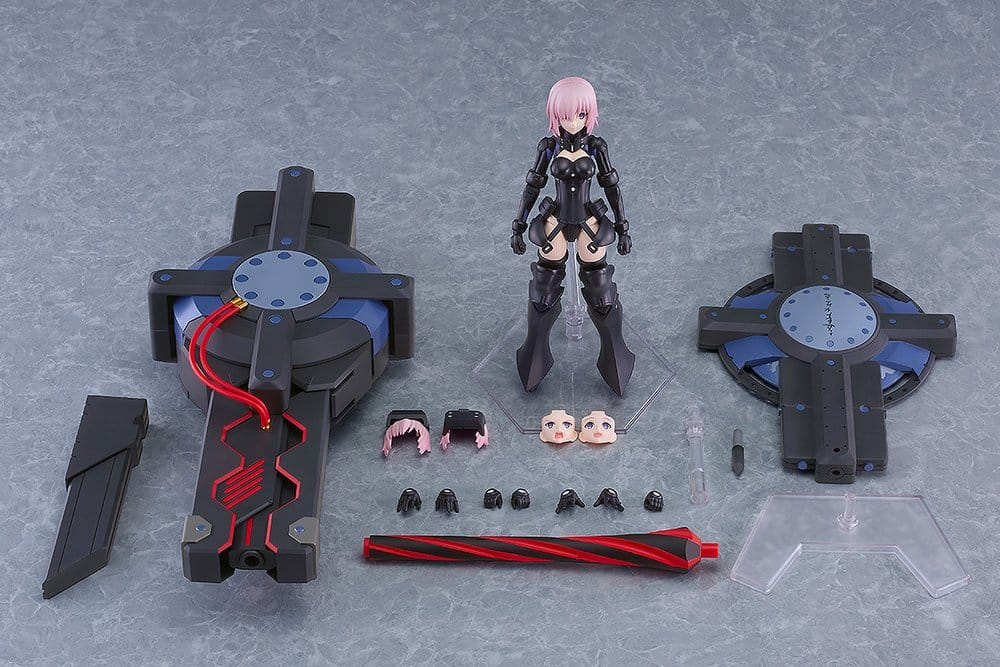 Fate/Grand Order Plamatea Plastic Model Kit Shielder/Mash Kyrielight (Ortinax) Black Barrel Edition 17 cm [18]