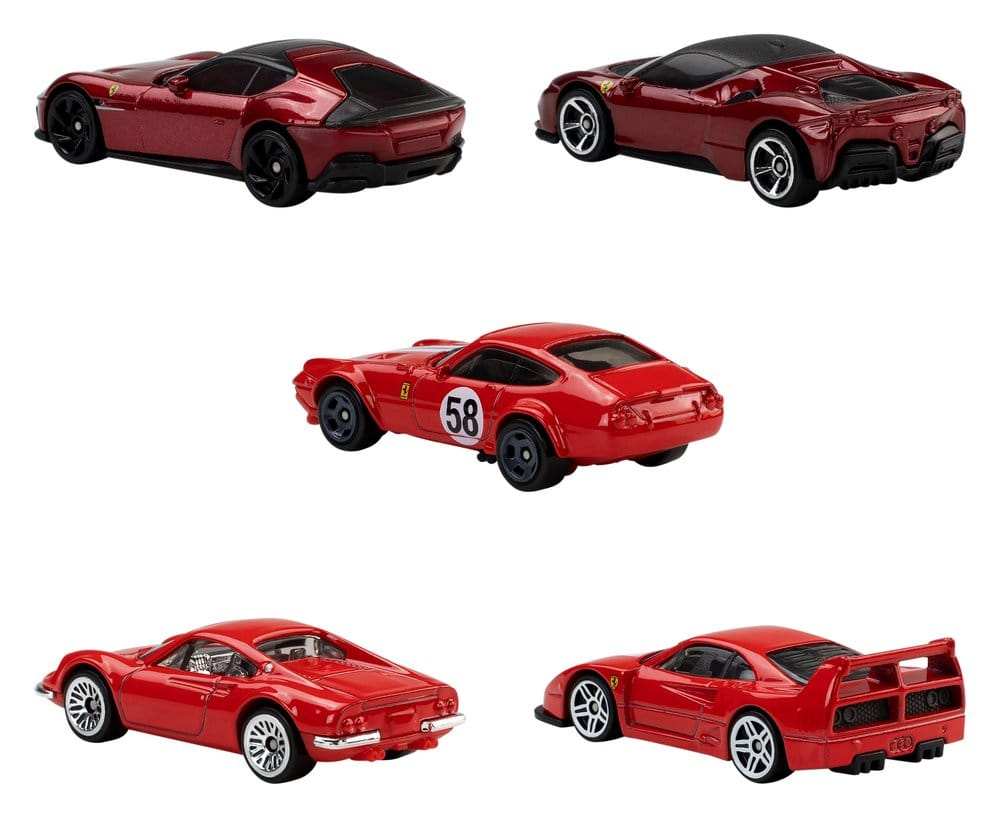 Ferrari Hot Wheels Die-Cast Vehicle 5-Pack 1/64 [8]