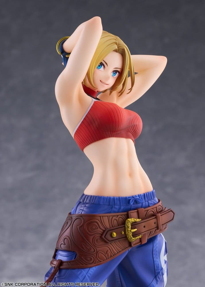 Fighting Girls Collection The King of Fighters XV PVC Figure 1/7 Blue Mary AmiAmi Limited Edition 26 cm [2]