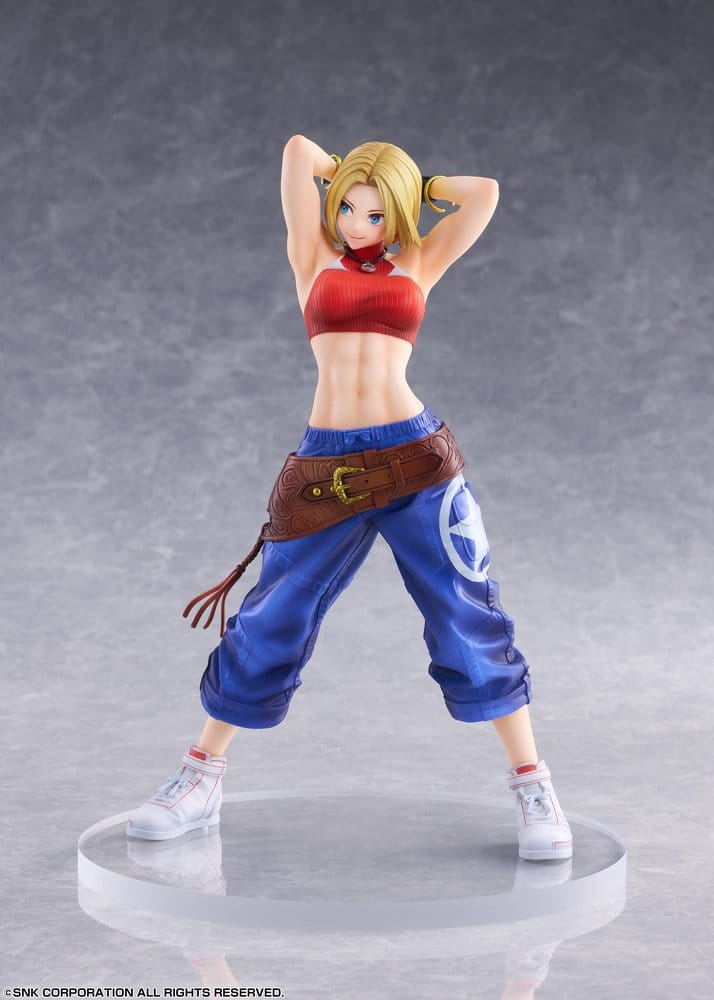 Fighting Girls Collection The King of Fighters XV PVC Figure 1/7 Blue Mary AmiAmi Limited Edition 26 cm [19]