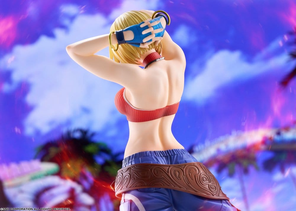 Fighting Girls Collection The King of Fighters XV PVC Figure 1/7 Blue Mary AmiAmi Limited Edition 26 cm [15]