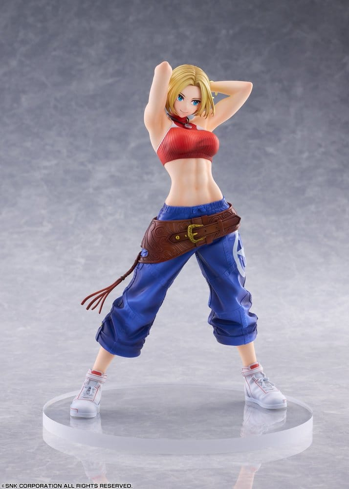 Fighting Girls Collection The King of Fighters XV PVC Figure 1/7 Blue Mary AmiAmi Limited Edition 26 cm [23]