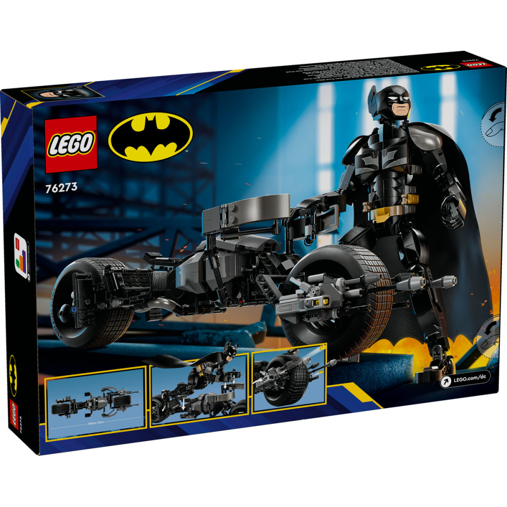LEGO DC Batman Figurina de constructie Batman si motocicleta Bat-Pod 76273 [2]