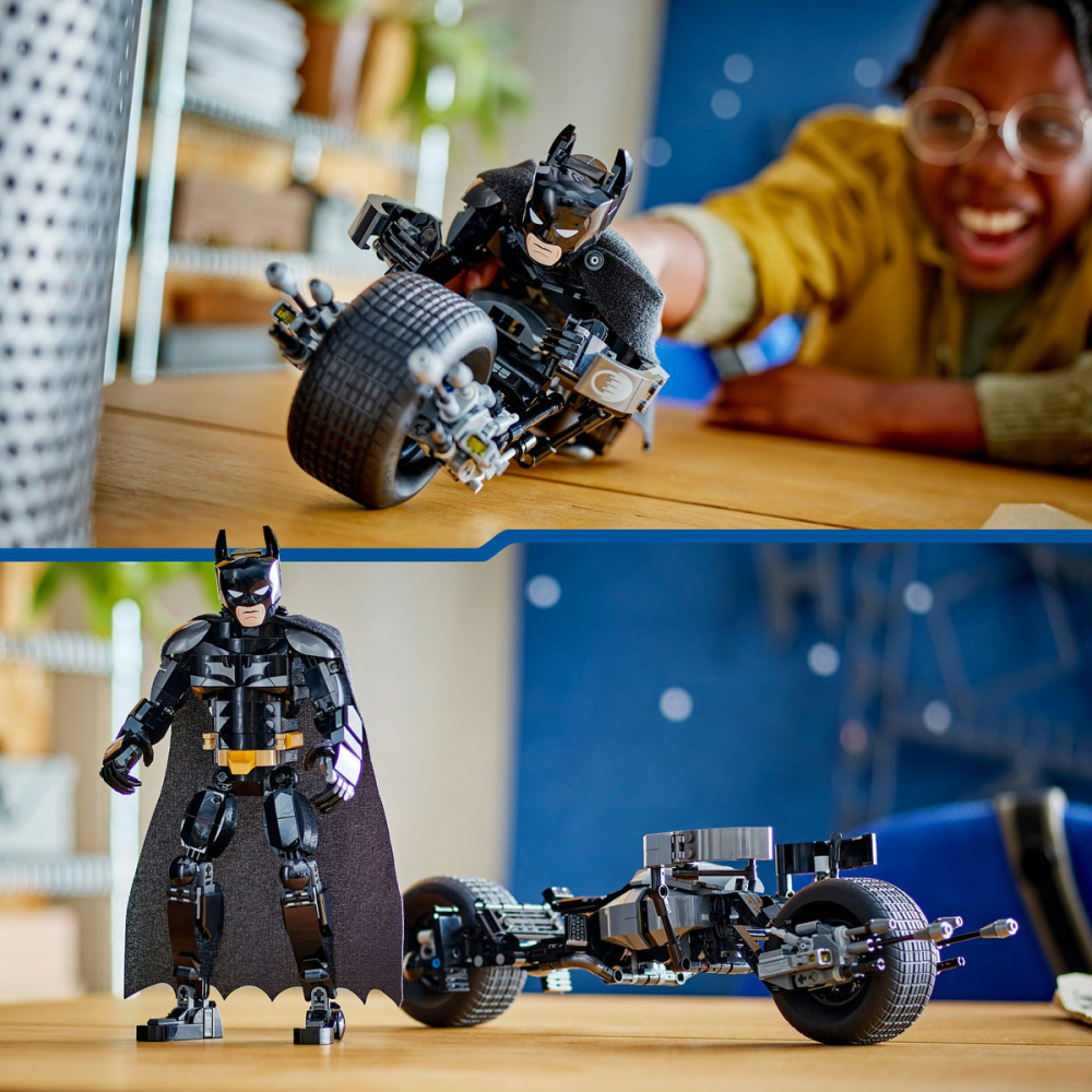 LEGO DC Batman Figurina de constructie Batman si motocicleta Bat-Pod 76273 [9]