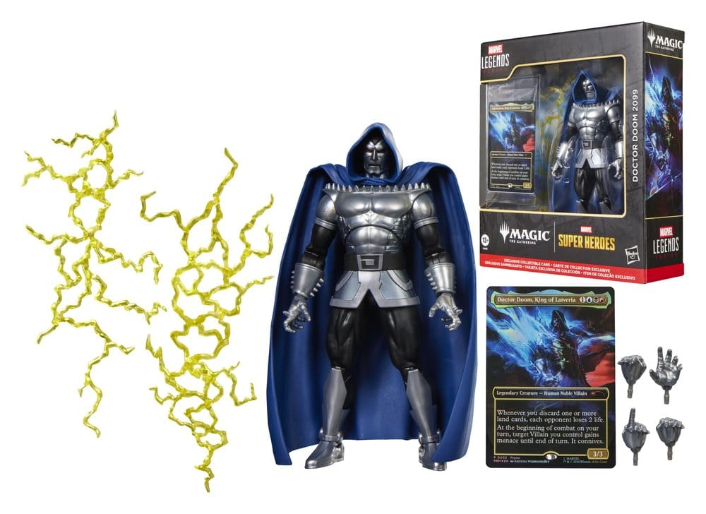 Figurina Doctor Doom 2099 Marvel Legends 15 cm + carte Magic MTG foil [2]