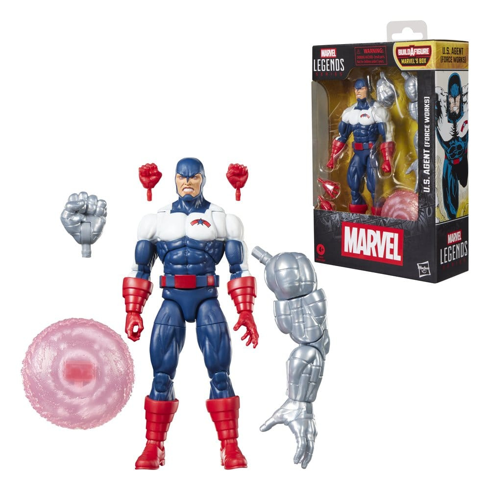 Figurina Marvel Legends U.S. Agent Force Works 15 cm, BAF Marvel's Box [2]