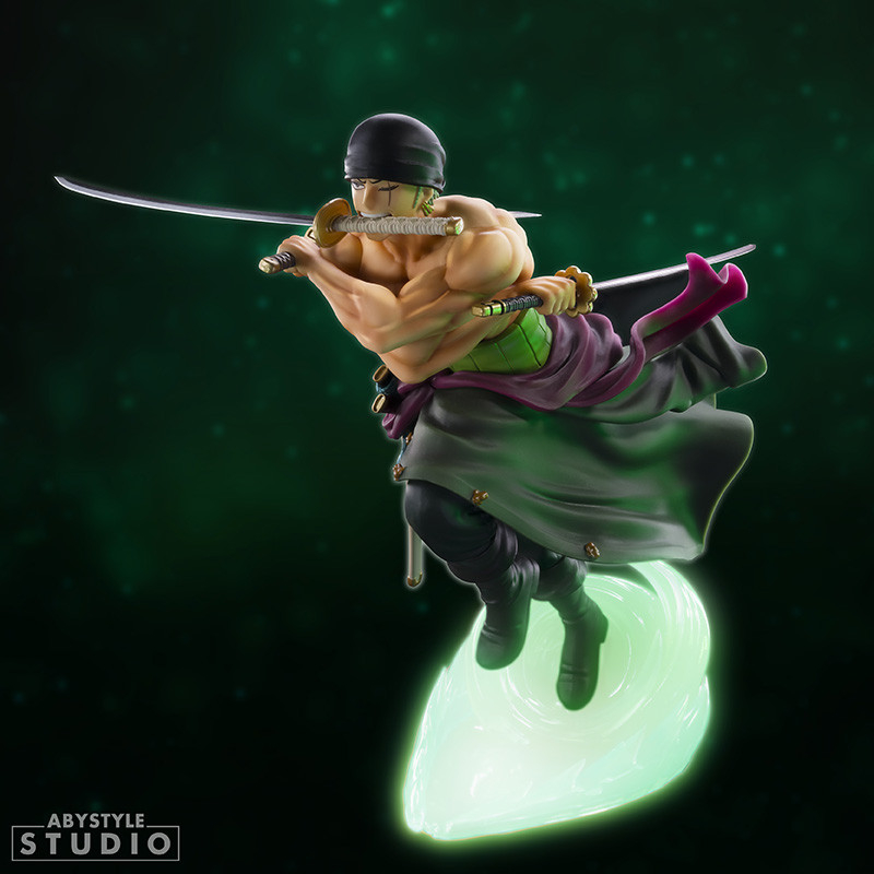 Figurina One Piece Roronoa Zoro Glow in the Dark, ABYstyle SFC, 18 cm [2]