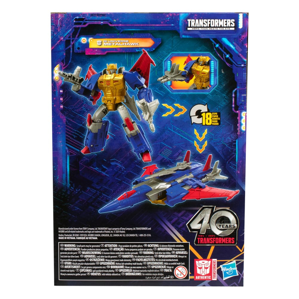 Figurina Transformers Legacy United Voyager Metalhawk 18 cm [4]