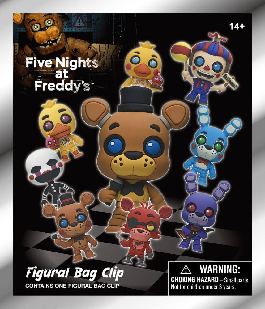 Five Nights at Freddy's 3D PVC Bag Clips Series 1 Display (24) [2]