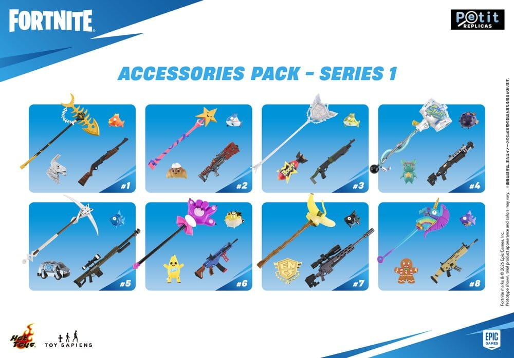 Fortnite Petit Replicas Accessories Pack Series 1 Assortment (8) [1]