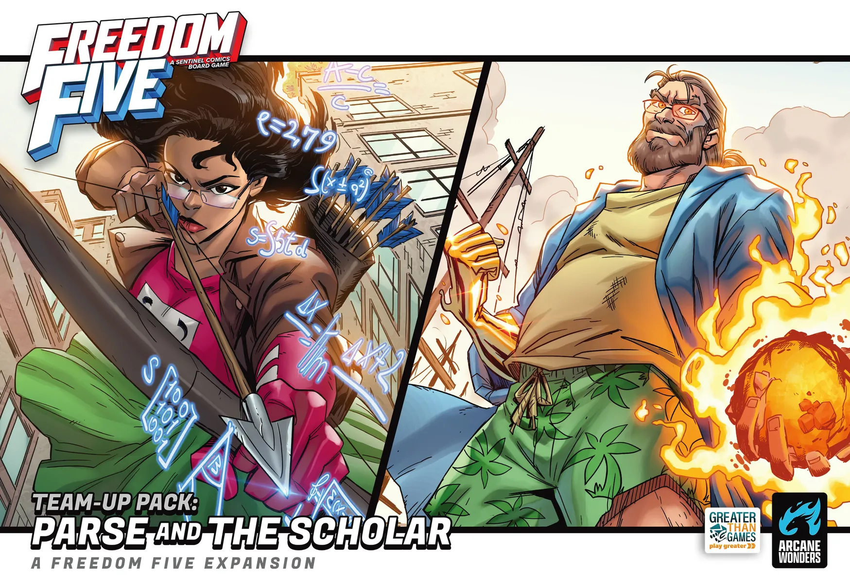 Freedom Five: Team-Up Pack Parse and The Scholar [2]