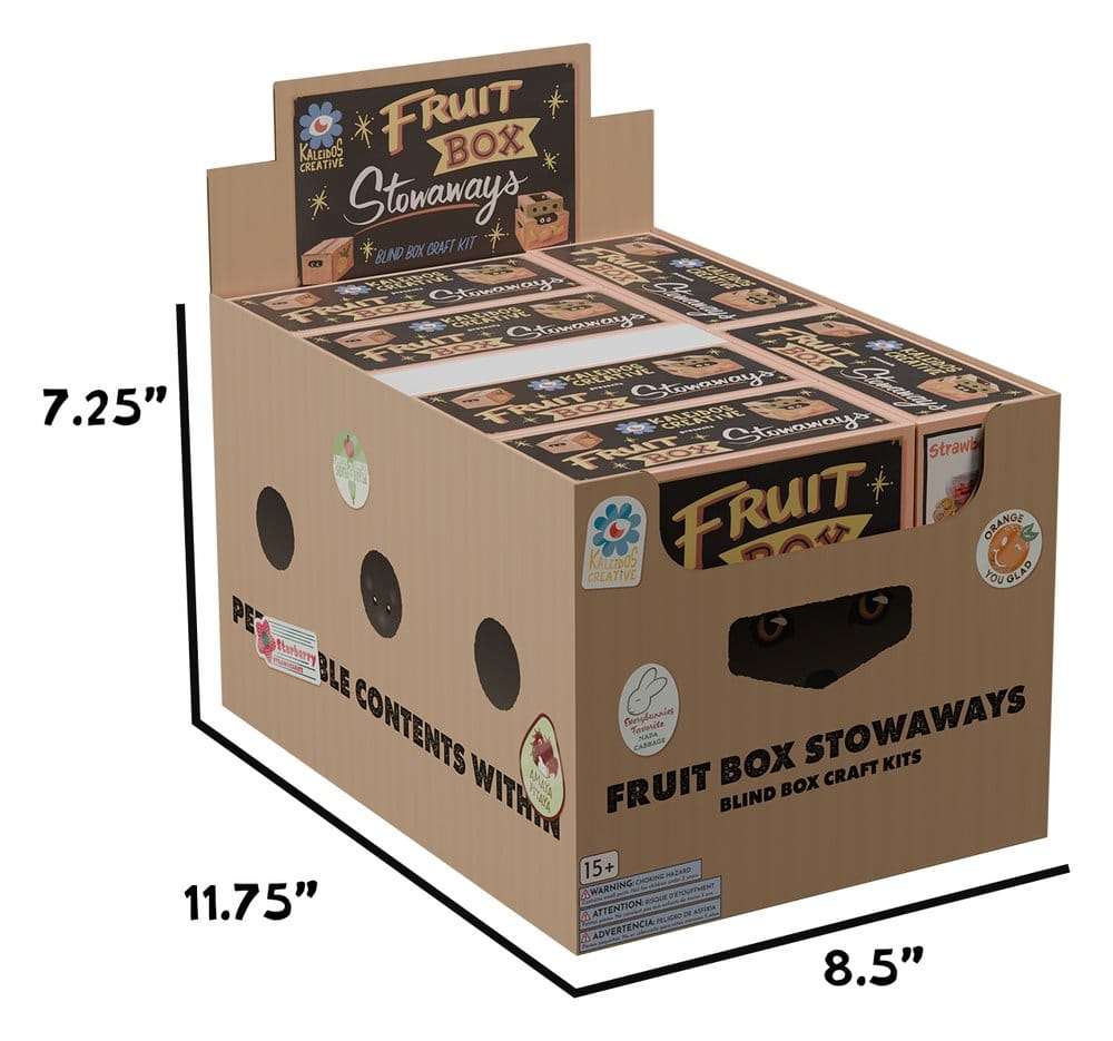 Fruit Box Stowaways DIY Craft Kit Blind Box Display (6) [2]
