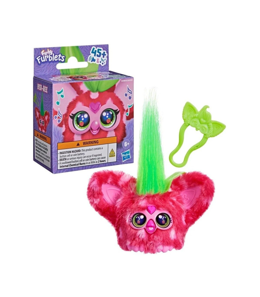 Furby Furblets Ber-Ree Capsuna - Jucarie Interactiva Muzicala [3]