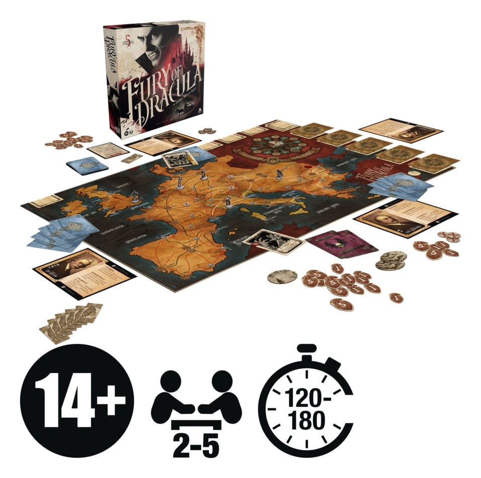 Fury of Dracula Board Game 5th Edition *German Version* [3]