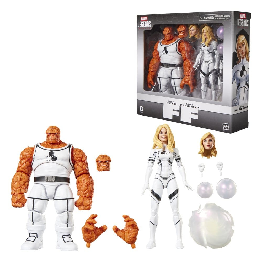 Future Foundation Marvel Legends Action Figure 2-Pack The Thing & Invisible Woman 15 cm [2]