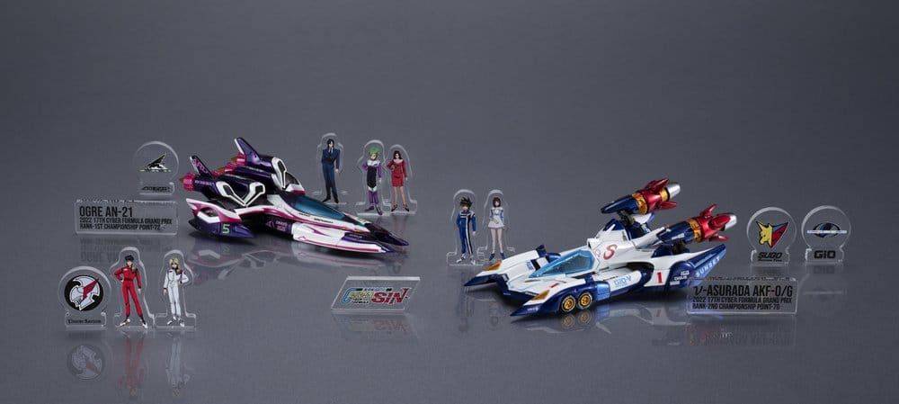 Future GPX Cyber Formula Vehicles 2-Pack vAsurada AKF-0/G spiral boost mode & OGRE AN-21 super Aero boost mode Set Heritage Edition 9 cm [5]