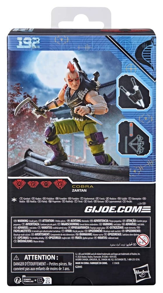 G.I. Joe Classified Series Action Figure #192 Ninja Force Zartan 15 cm [7]