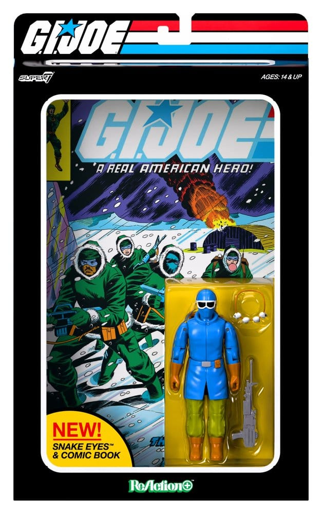 G.I. Joe ReAction+ Action Figure Snake Eyes (Skybound Comic Box Series, Issue #2) [4]