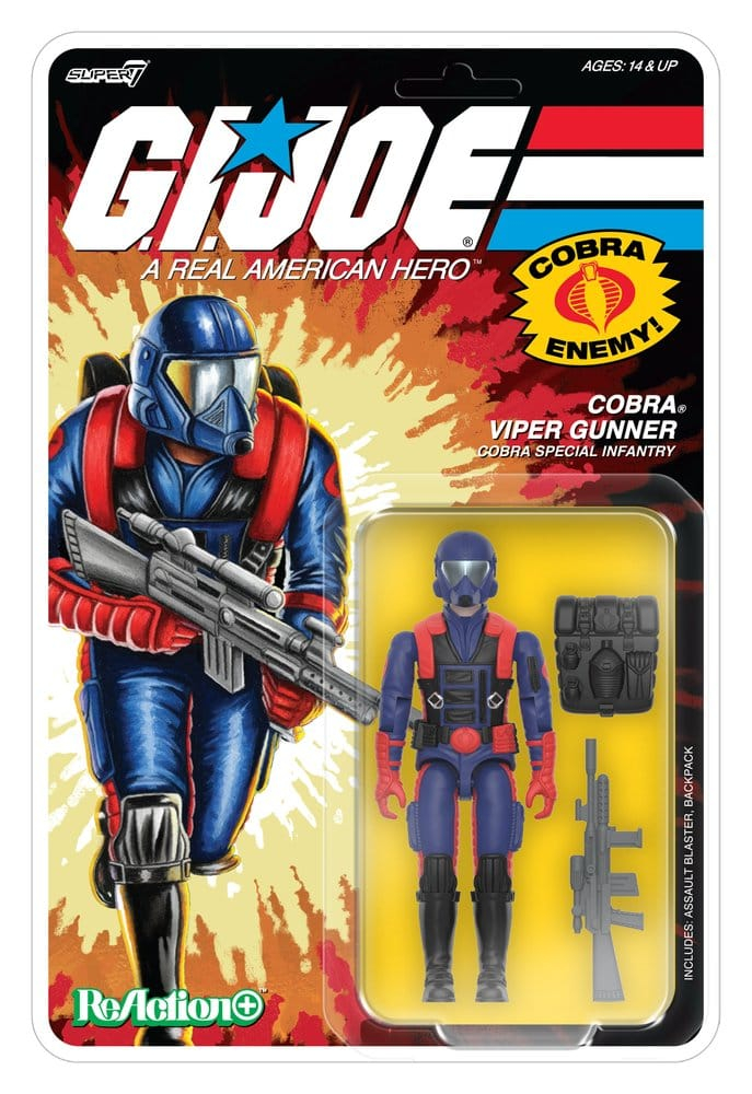 G.I. Joe ReAction+ Action Figure Wave 09 Cobra Viper Gunner [2]