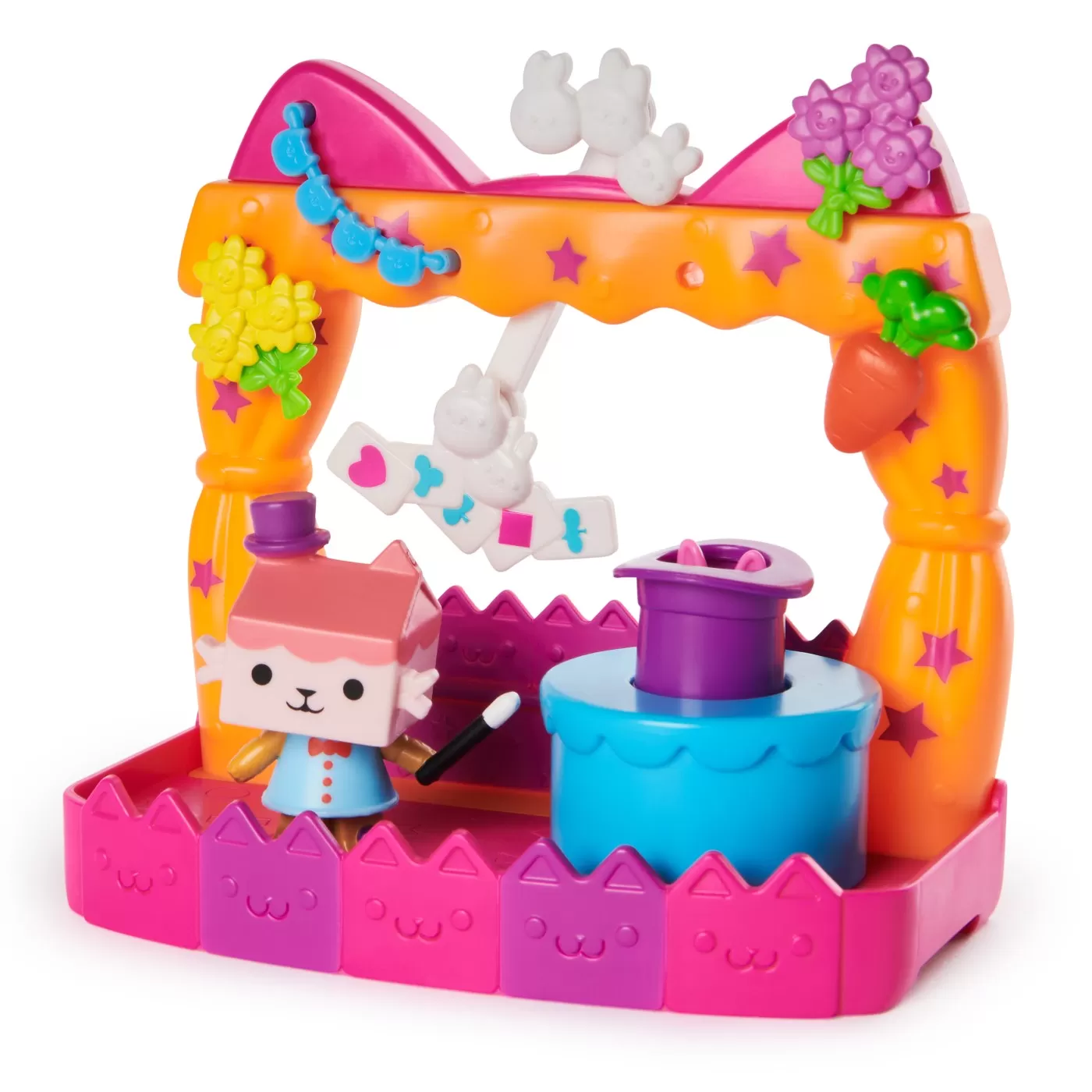 Gabby’s Dollhouse Balcon Talent Show Set cu Panda Mat [5]