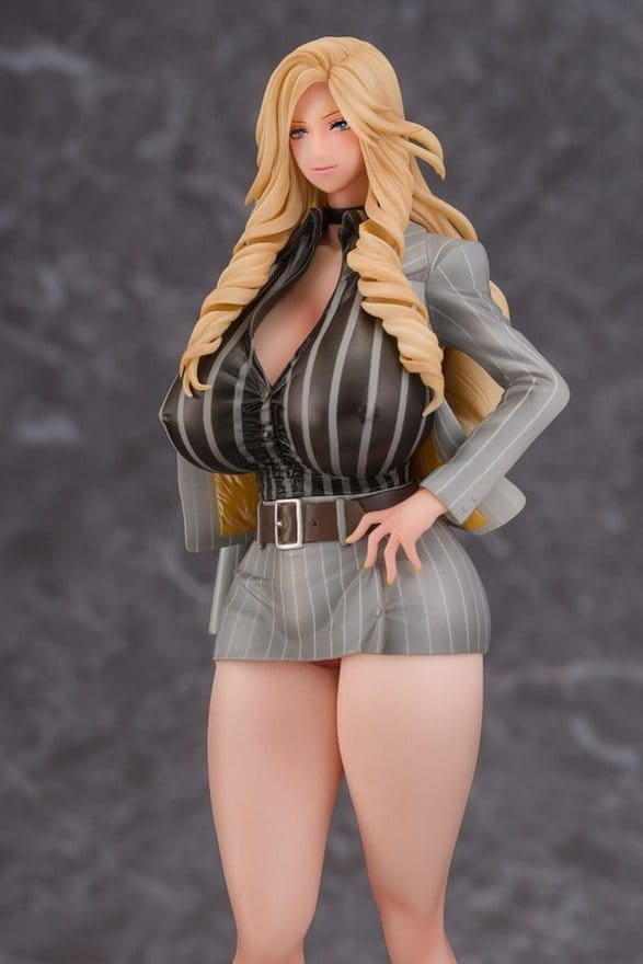 Gal Ane Shachou to Harem Office PVC Figure 1/7 Nishigori Ai (Grey Suit Ver.) Wholesome Ver. 26 cm [5]