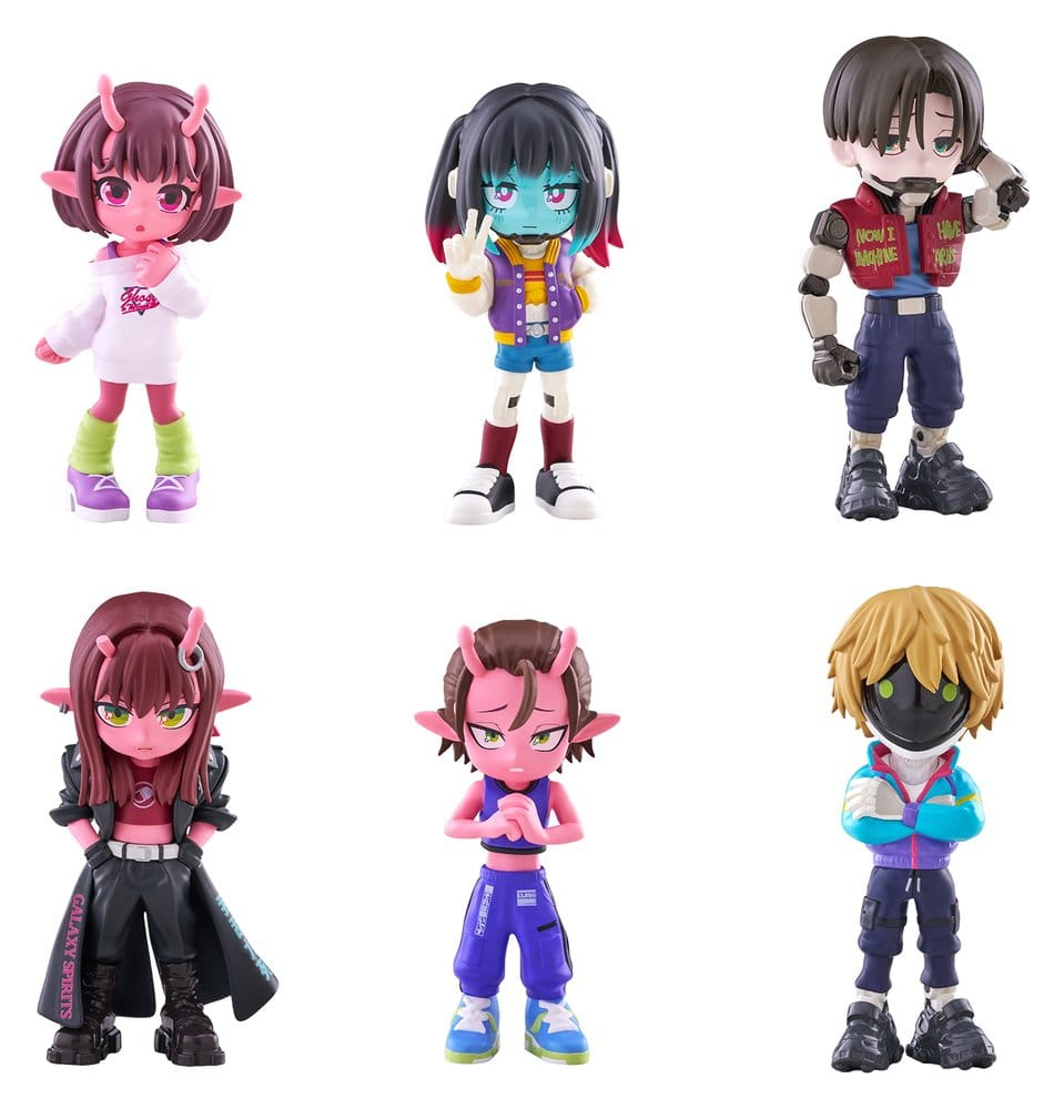 Galactic Milky?Subway Express Mini Figures Blind Box Display (6) [18]
