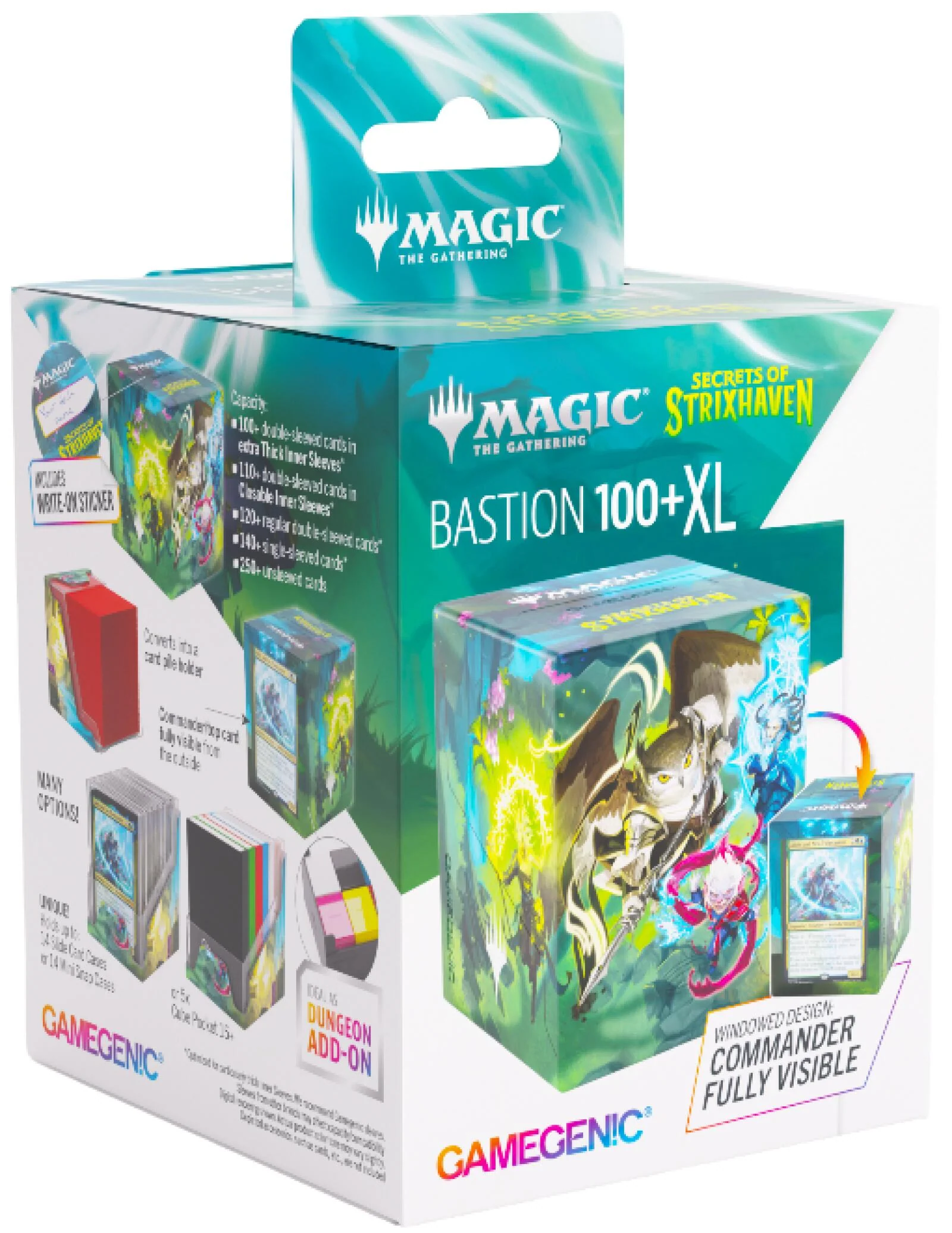 Gamegenic Bastion 100+ XL Strixhaven Students Deck Box MTG Commander [2]