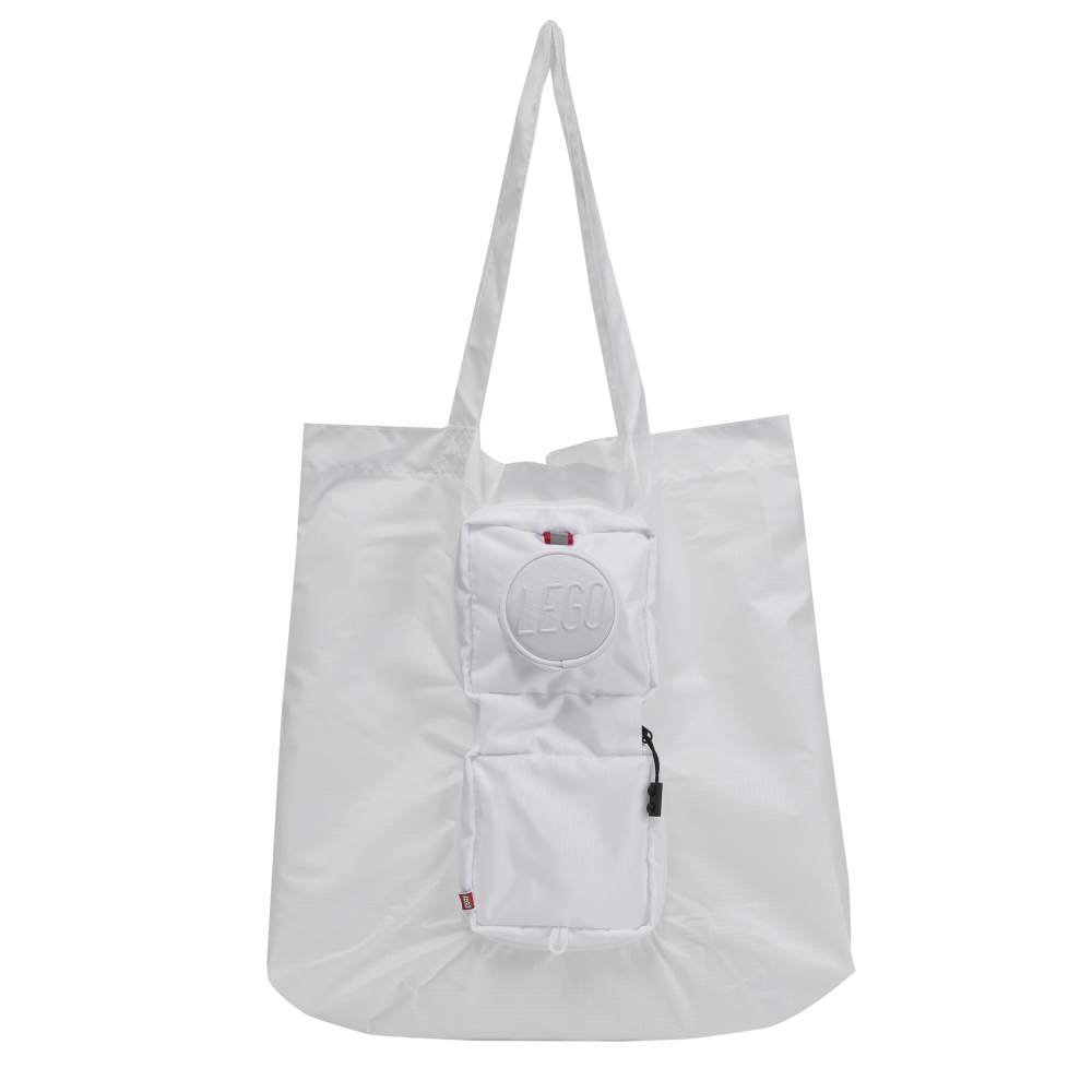 Geanta Tote Pliabila LEGO Signature Brick 1x1 25L - Alb [6]
