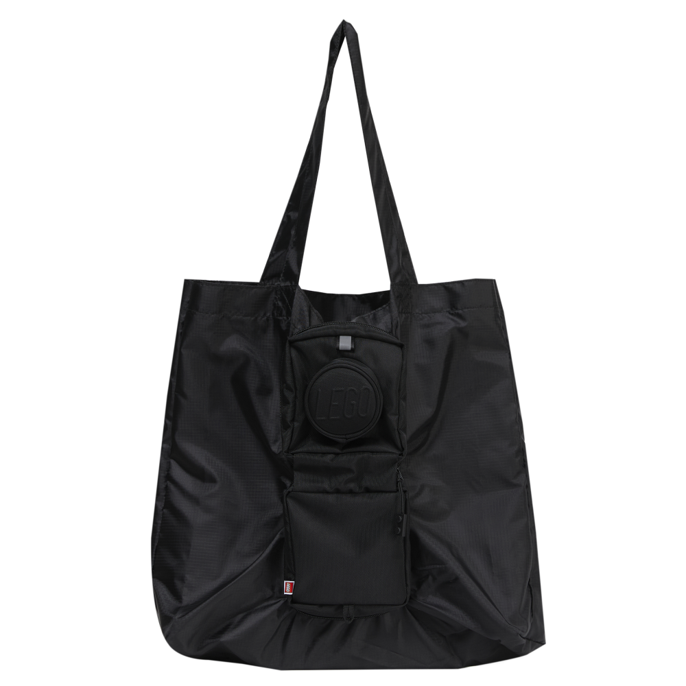 Geanta Tote Pliabila LEGO Signature Brick 1x1 25L - Negru [6]