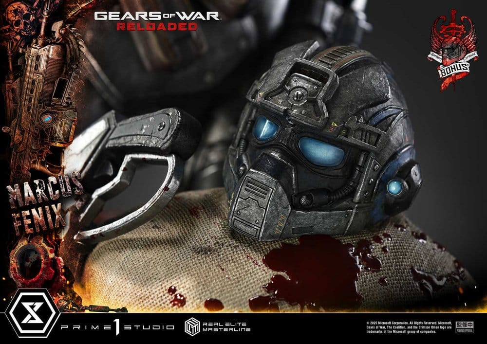 Gears of War: Reloaded Real Elite Masterline Series Statue 1/3 Marcus Fenix Ultimate Bonus Version 97 cm [8]
