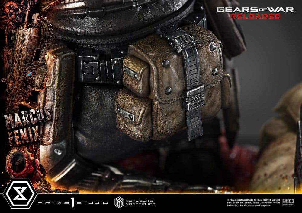 Gears of War: Reloaded Real Elite Masterline Series Statue 1/3 Marcus Fenix Ultimate Version 97 cm [19]