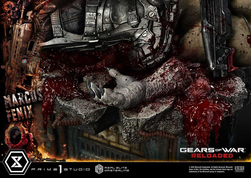Gears of War: Reloaded Real Elite Masterline Series Statue 1/3 Marcus Fenix Ultimate Version 97 cm [18]