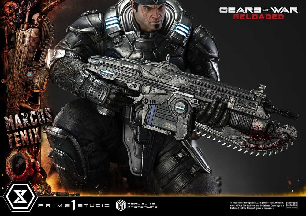Gears of War: Reloaded Real Elite Masterline Series Statue 1/3 Marcus Fenix Ultimate Version 97 cm [16]