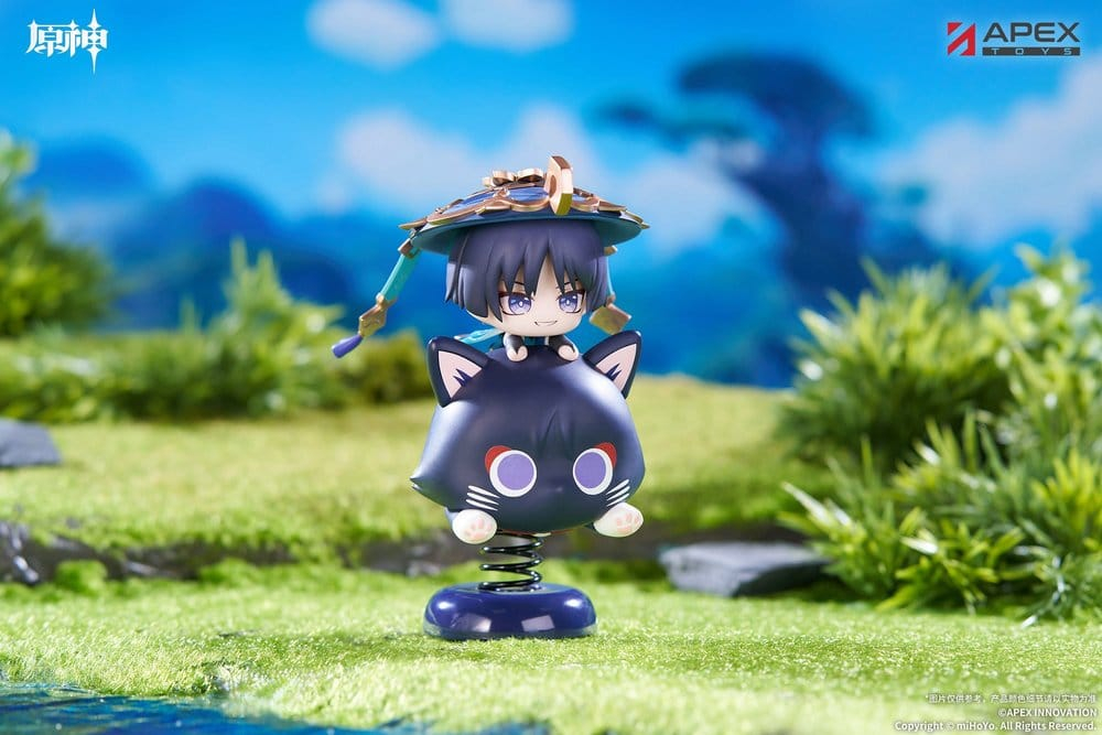 Genshin Impact Chibi Chara Yurayura Stand PVC Figure Wanderer 11 cm [2]