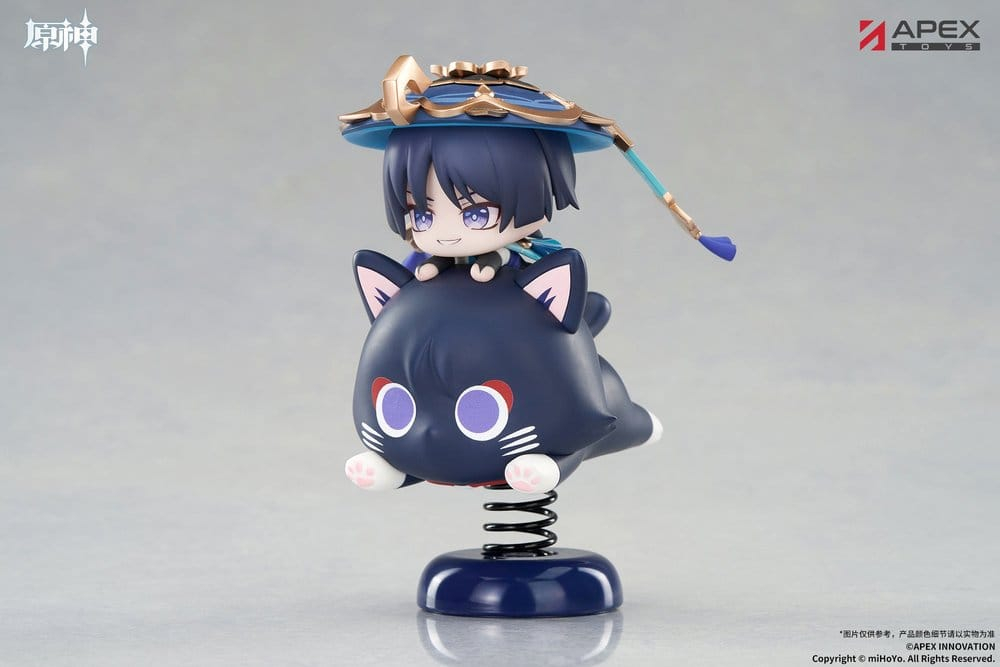 Genshin Impact Chibi Chara Yurayura Stand PVC Figure Wanderer 11 cm [7]